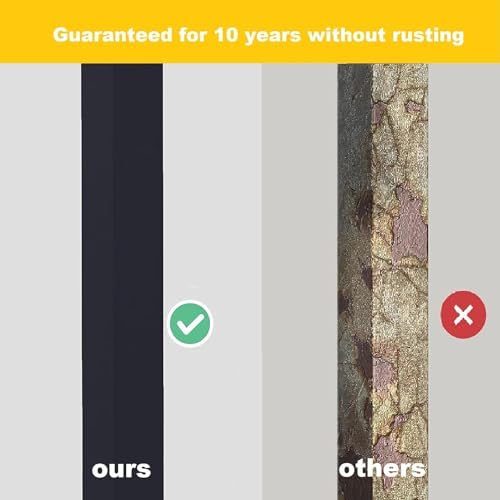 Hand Rails for Outdoor Steps,3 Step Stair Handrail & Indoor Stair Railing Kit，Black Railings for Outdoor Steps and Hand Rails for Seniors for Porch (3 Step)