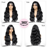 Jamoro 13x6 Lace Front Wigs Human Hair 200% Density 28 Inch Body Wave Lace Front Wigs Human Hair Pre Plucked Real Human Hair Wig with Baby Hair Glueless Wigs Human Hair Lace Front Wigs
