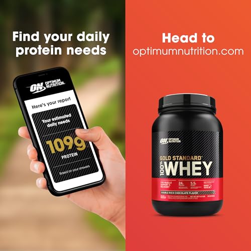 Optimum Nutrition Gold Standard 100% Whey Protein Powder, Chocolate Hazelnut, 2 Pound (Packaging May Vary)