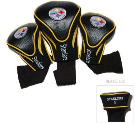 Team Golf NFL Numbered 1, 3, & X, Fits Oversized Drivers, Utility, Rescue & Fairway Clubs, Velour Lined for Extra Club Protection