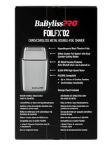 FoilFX Cord/Cordless Metal Double Foil Shaver (Gray)
