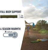 Sea to Summit Camp Plus Self-Inflating Foam Sleeping Mat for Camping, Tapered - Large (78 x 25 x 3 inches)