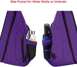 MOSISO Sling Backpack,Canvas Crossbody Hiking Daypack Bag with Anti-theft Pocket