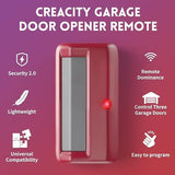 2 for Chamberlain Craftsman Garage Door Opener Remote 891LM 971LM Universal,Red