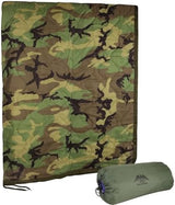 MEDALS OF AMERICA EST. 1976 Military Gear Blanket Poncho Liners Woobie Emergency Blanket - Military Surplus Cold Weather Camping and Hunting Woobie Blanket (Woodland)