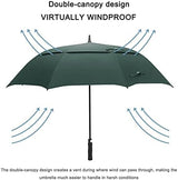 G4Free 47/54/62/68 Inch Automatic Open Golf Umbrella Oversize Extra Large Double Canopy Vented Windproof Waterproof Stick Umbrellas