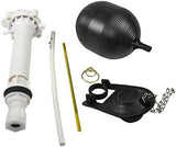 Danco 80816 Complete Toilet Repair Kit Fill Valve, Flapper, Rod, Float Replacement, White
