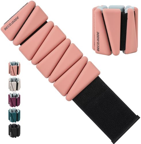 Wrist Ankle Weights Set of 2(1 lb/2 lbs Each) Adjustable Weights Training Intensity for Strength Training Walking Running Yoga Pilates Jogging for Women Men