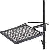 VEVOR Swivel Campfire Grill, Fire Pit Grill Grate over Fire Pits, Heavy Duty Steel Grill Grates, 360° Adjustable Open Fire Outdoor Cooking Equipment, Portable Camp Fire Racks for Camping Outdoor BBQ