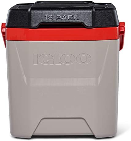 Igloo Quantum Cooler, Sandstone/Blaze Red/Black, 12 Quart