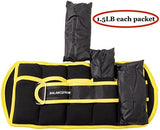 Fully Adjustable Ankle Wrist Arm Leg Weights, 1-20LBS, Multiple Options