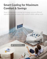 Super Quiet Register Booster Fan for 4" x 10" Register Holes, Smart Register Vent with Dual Intelligent Thermostat and WIFI App Control, Heating Cooling AC Vent Fan (ORB)