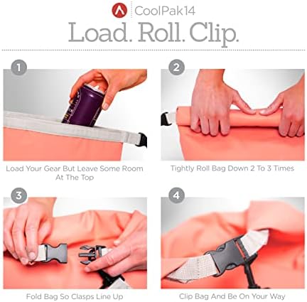 Insulated Cooler Bag - Waterproof & Leakproof for Camping, Kayak, Beach, Travel, Fishing, Picnics, Hiking, Backpacking, and Adventure