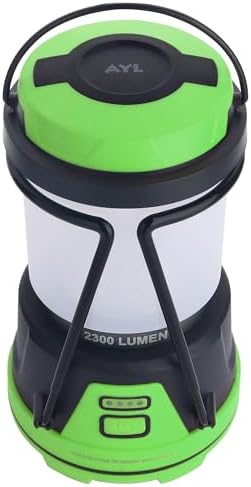 Rechargeable LED Camping Lantern - Power Outages, Hurricanes, Emergency, Hiking, Outdoor - Bright Battery Powered Electric Survival Light with Built-in Power Bank- Portable and Waterproof Camp Lantern