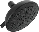 Delta Faucet 8-Spray Touch-Clean Matte Black Shower Head, Delta Shower Heads, Showerhead, Shower Head Black, 2.5 GPM Water Flow, Matte Black 75898BL