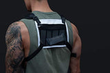 MVRK Water Resistant Chest Pack - Running Vest for Workouts, Running Phone Holder Extra Storage, Lightweight Running Pack