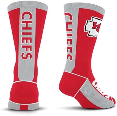 For Bare Feet Unisex Kid's NFL MVP Crew Sock Youth