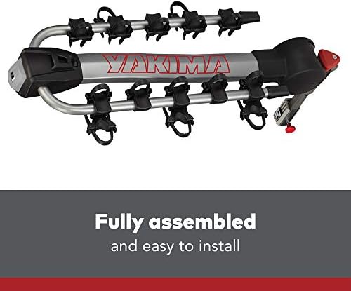 YAKIMA, RidgeBack Tilt-Away Hitch-Mounted Bike Rack for Cars, SUVs, Trucks and More, Fits 1.25” and 2” Hitches