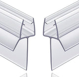 2-Pack Butecare Frameless Shower Door Bottom Seal with Long Sweep for Glass Doors – Stop Shower Leaks and Create a Water Barrier (1/4” x 36”)