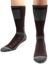 MIRMARU Men's 5 Pairs Multi Performance Outdoor Sports Hiking Trekking Crew Socks