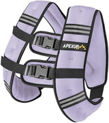 APEXUP Weighted Vest with 5lbs/10lbs/15lbs/20lbs/25lbs/30lbs Weights and Reflective Stripe, Weight Vest Men Women for Workout, Strength Training, Running