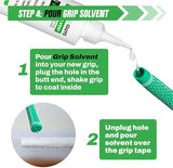 Wedge Guys Golf Grip Kits for Regripping Golf Clubs - Professional Quality - Options Include Hook Blade, 15 or 30 Tape Strips, 5 or 8 oz Solvent, Grip Tape Remover, Bench Vise & Rubber Clamp