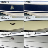 Fiberglass Boat Repair Kit (Color Match), Gel Coat Repair Kit for Boats, Marine Fiberglass Repair Kit for Boats, Epoxy Filler for Boats, Fiberglass Repair Kit Fix Holes Chips Pits Cracks