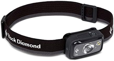 Black Diamond Spot 350 LED Headlamp, Waterproof and Dimmable Battery Powered Headlamp for Camping, Hiking, Running, Work with Red Light Headlamp Mode, Graphite