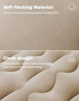 JOYTUTUS Truck Bed Air Mattress for 6.4-6.7Ft Full Size Regular Truck Beds Inflatable Air Mattress for Outdoor Camping,Pickup Tent Accessories with Pump,Cup Holder&2 Pillow(Smooth Edge)