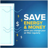 Filtrete 25x25x1 AC Furnace Air Filter, MERV 11, MPR 1000, Micro Allergen Defense, 3-Month Pleated 1-Inch Electrostatic Air Cleaning Filter, 4 Pack (Actual Size 4-Pack 24.688x24.688x0.813 in)