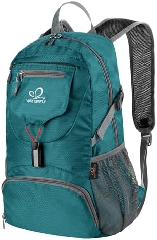 WATERFLY Small Lightweight Packable Backpack: 20l Ultra Light Foldable Travel Hiking Camping Daypack Day Pack for Man Woman