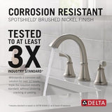 Delta 35864LF-SP Geist Bathroom Faucet, SpotShield Brushed Nickel