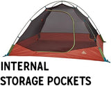 Kelty Tents Kelty Discovery Trail Backpacking Tent, Lightweight and Easy to Setup Backpacking Shelter with 2 Aluminum Poles, Single Door Single Vestibule, Stuff Sack Included