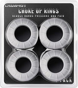 CHAMPKEY Premium Choke Up Rings 4 Pack | Reduced Hands Pain and Pressure Baseball Rings | Ideal for Baseball, Softball and Tee Ball Bat