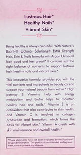 Nature's Bounty Advanced Hair, Skin & Nails, Argan-Infused Vitamin Supplement with Biotin and Hyaluronic Acid, 150 Rapid Release Softgels (Pack of 2)