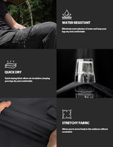 Cycorld Men's-Hiking-Pants-Lightweight-Water-Resistant-Quick-Dry Stretch Cargo Tactical Pants for Work Travel Camping Fishing