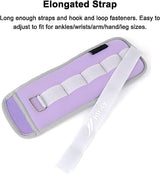 Ankle Weights A Pair of 1/2/3/4/6/8/10/12/20 LBS Wrist Leg Arm Weights for Women Men kids child with Adjustable Straps, Strength weighted for Physical Therapy Running Walking Fitness Gym Workout