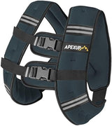 APEXUP Weighted Vest with 5lbs/10lbs/15lbs/20lbs/25lbs/30lbs Weights and Reflective Stripe, Weight Vest Men Women for Workout, Strength Training, Running