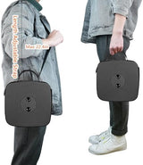 Boreeman 2-Pack Collapsible Stool, Square Shape, Lightweight Yet More Sturdy with Load Capacity 400lbs, Upgraded Portable Stool for Camping Fishing Hiking BBQ