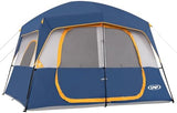 UNP 2/4/6/8 Person Tent, Portable Cabin Tent, Camping Tent 4-Person Easy Set Up, Waterproof with Top Rainfly for Outdoor Camping/Hiking