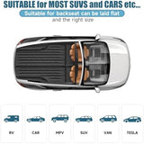 Inflatable SUV Air Mattress: Double-Sided Flocking Car Mattresses for Back SUV, Travel Camping SUV Sleeping Bed Mattress with Air Pump 2 Pillows