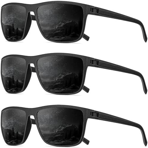 Polarized Sunglasses Men, Mens Sunglasses Polarized UV protection Lightweight Sun Glasses for Driving Fishing Golf