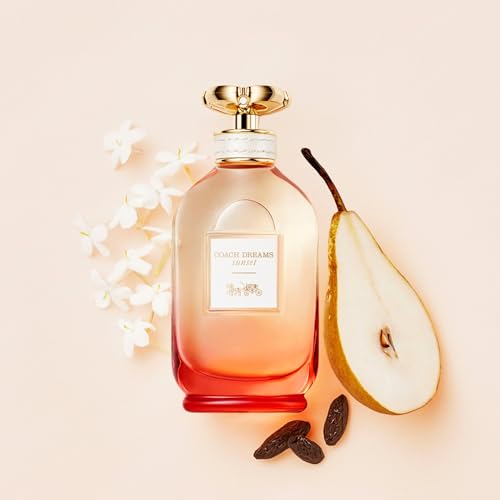 Coach Dreams Sunset Eau de Parfum - Long Lasting Fragrance with notes of Pear, Jasmine & Tonka Bean - Floral & Gourmand - 3.0 fl. oz.