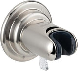BOPai Vacuum Suction Cup Shower Head Holder, Adjustable 20 Degrees from The Wall - Brushed Nickel