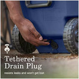 Coleman Classic Series Insulated Portable Wheeled Cooler, Leak-Resistant Outdoor Hard Cooler Keeps Ice up to 5 Days, 100-Quart