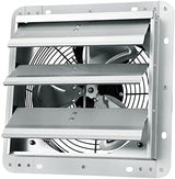 VEVOR 10'' Shutter Exhaust Fan, High-speed 820 CFM, Aluminum Wall Mount Attic Fan with AC-motor, Ventilation and Cooling for Greenhouses, Garages, Sheds, Shops, FCC (No Power Plug Included)