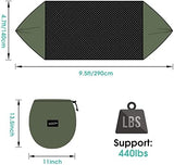 G4Free Large Camping Hammock with Mosquito Net 2 Person Pop-up Parachute Lightweight Hanging Hammocks Tree Straps Swing Bed for Outdoor Backpacking Backyard Hiking