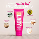 Whole Body Deodorant for Women by Super Fresh Lady Aluminum Free Powder Lotion for Privates and Body Stops Odor and Chafing Coconut Vanilla Scent 4 oz Tubes Twin Pack for Daily Feminine Care