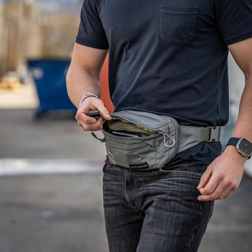 Eberlestock Bando Bag - Tactical Men's Fanny Pack w/Adjustable Waist Belt, Zippered Pockets, Compact Lightweight Belt Bag