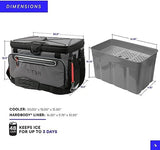 Arctic Zone Titan Deep Freeze Cooler - Zipperless Hardbody Cooler - Small & Large Capacity- Beach & Camping Cooler - Deep Freeze Insulation, HardBody Liner, and SmartShelf